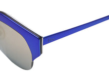 Load image into Gallery viewer, Christian Dior クリスチャンディオール サングラス サイズ55□11 I220J ブルー ホワイト 美品 中古 53088