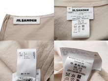画像をギャラリービューアに読み込む, JIL SANDER ジルサンダー ワンピース KKJWKA0020 ベージュ 毛 サイズ36 イタリア製 美品 中古 53310