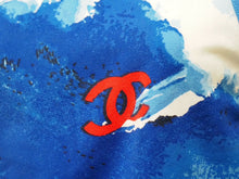 画像をギャラリービューアに読み込む, 極美品 CHANEL シャネル サーフライン タンクトップ 02S ブルー ココマーク P19540V11371 サイズ42 中古 53595