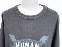 Load image into Gallery viewer, HUMAN MADE x KAWS ヒューマンメイド カウズ 21SS フェイスロゴ T-SHIRT 日本製 コットン ブラック サイズ2XL 美品 中古 4b005364