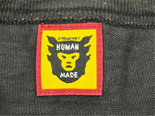 Load image into Gallery viewer, HUMAN MADE x KAWS ヒューマンメイド カウズ 21SS フェイスロゴ T-SHIRT 日本製 コットン ブラック サイズ2XL 美品 中古 4b005364
