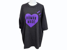 画像をギャラリービューアに読み込む, HUMAN MADE ヒューマンメイド 24AW 福岡限定 HEART T-SHIRT 日本製 コットン ブラック パープル サイズ2XL美品 中古 4b005366