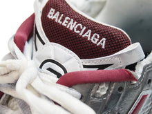 画像をギャラリービューアに読み込む, BALENCIAGA バレンシアガ スニーカー RUNNER ランナー ユーズド加工 677402 W3RB3 ホワイト レッド サイズ40 美品 中古 53697