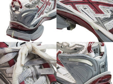 画像をギャラリービューアに読み込む, BALENCIAGA バレンシアガ スニーカー RUNNER ランナー ユーズド加工 677402 W3RB3 ホワイト レッド サイズ40 美品 中古 53697