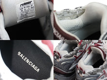画像をギャラリービューアに読み込む, BALENCIAGA バレンシアガ スニーカー RUNNER ランナー ユーズド加工 677402 W3RB3 ホワイト レッド サイズ40 美品 中古 53697