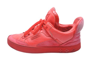 LOUIS VUITTON × KANYE WEST Louis Vuitton × Kanye West Dons Sneakers Red Size 6 1/2 Good Condition Used 53768
