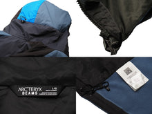 Load image into Gallery viewer, 新品同様 ARC'TERYX アークテリクス ビームス別注 ブルゾン Atom ジャケット ナイロン ブルー ブラック 140578 中古 53773