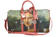 画像をギャラリービューアに読み込む, 極美品 LOUIS VUITTON ルイヴィトン キーポルバンドリエール モナリザ ダヴィンチ マスターズコレクション M43377 中古 53828