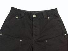Load image into Gallery viewer, 極美品 CHROME HEARTS クロムハーツ CARPENTER DOUBLE KNEE カーペンター ダブルニーパンツ サイズ32 クロスボール シルバー925 中古 4b005386