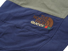 画像をギャラリービューアに読み込む, 極美品 GUCCI×THENORTHFACE グッチ ザノースフェイス パンツ ネイビー カーキ シルバー金具 サイズL 663766 ZLF8Z 中古 53868