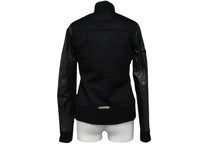 Load image into Gallery viewer, CHROME HEARTS クロムハーツ レターマン スターレザーパッチ ブルゾン ブラック カシミヤ シルク ジャケット S 美品 中古 53899