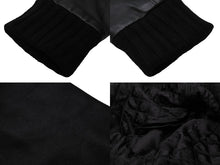 Load image into Gallery viewer, CHROME HEARTS クロムハーツ レターマン スターレザーパッチ ブルゾン ブラック カシミヤ シルク ジャケット S 美品 中古 53899