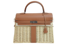 Load image into Gallery viewer, 新品未使用 HERMES エルメス ケリー 35 ピクニック バレニア フォーブ シルバー金具 ヤナギ バレニア U刻印 53900