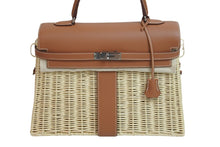 Load image into Gallery viewer, 新品未使用 HERMES エルメス ケリー 35 ピクニック バレニア フォーブ シルバー金具 ヤナギ バレニア U刻印 53900