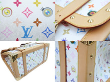 画像をギャラリービューアに読み込む, 極美品 LOUIS VUITTON × 村上隆 ルイヴィトン ボストンバッグ サックジギャンティック M92057 ブロン マルチ ゴールド金具 53902