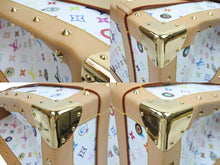 画像をギャラリービューアに読み込む, 極美品 LOUIS VUITTON × 村上隆 ルイヴィトン ボストンバッグ サックジギャンティック M92057 ブロン マルチ ゴールド金具 53902