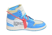 画像をギャラリービューアに読み込む, AIR JORDAN 1 X OFF-WHITE NRG オフホワイト エアジョーダン1 パウダー ノースカロライナ スニーカー AQ0818-148 美品 中古 53956