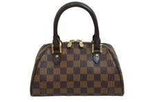 Load image into Gallery viewer, LOUIS VUITTON ルイヴィトン ハンドバッグ リベラミニ ダミエ N41436 ブラウン ゴールド金具 美品 中古 53968