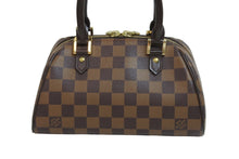 Load image into Gallery viewer, LOUIS VUITTON ルイヴィトン ハンドバッグ リベラミニ ダミエ N41436 ブラウン ゴールド金具 美品 中古 53968