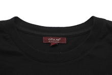 画像をギャラリービューアに読み込む, CITY LAB シティーラブ SKULL GANG スカルギャング プリント 半袖Ｔシャツ ブラック ラッパー ヒップホップ L 中古 54039