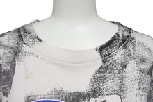 画像をギャラリービューアに読み込む, Jostens ジャスティンズ 90s シカゴカブス ヴィンテージ 半袖Ｔシャツ メジャーリーグ 総柄プリント ホワイト XL 中古 54042