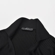 将图片加载到图库查看器，極美品 VERSACE ヴェルサーチ ワンピース メドゥーサ 1000918 サイズ40 ブラック ビスコース 中古 4a005405