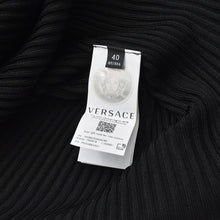 将图片加载到图库查看器，極美品 VERSACE ヴェルサーチ ワンピース メドゥーサ 1000918 サイズ40 ブラック ビスコース 中古 4a005405