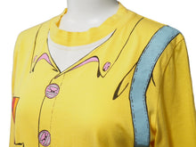 画像をギャラリービューアに読み込む, Christian Dior クリスチャンディオール グラフィック長袖Ｔシャツ 2P12155421 イエロー マルチ サイズ40 美品 中古 54072
