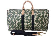画像をギャラリービューアに読み込む, 極美品 LOUIS VUITTON ルイヴィトン × 村上隆 キーポルバンドリエール55 モノグラムモフラージュ M95774 中古 54115