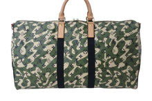 画像をギャラリービューアに読み込む, 極美品 LOUIS VUITTON ルイヴィトン × 村上隆 キーポルバンドリエール55 モノグラムモフラージュ M95774 中古 54115