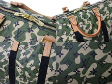 画像をギャラリービューアに読み込む, 極美品 LOUIS VUITTON ルイヴィトン × 村上隆 キーポルバンドリエール55 モノグラムモフラージュ M95774 中古 54115