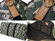 画像をギャラリービューアに読み込む, 極美品 LOUIS VUITTON ルイヴィトン × 村上隆 キーポルバンドリエール55 モノグラムモフラージュ M95774 中古 54115