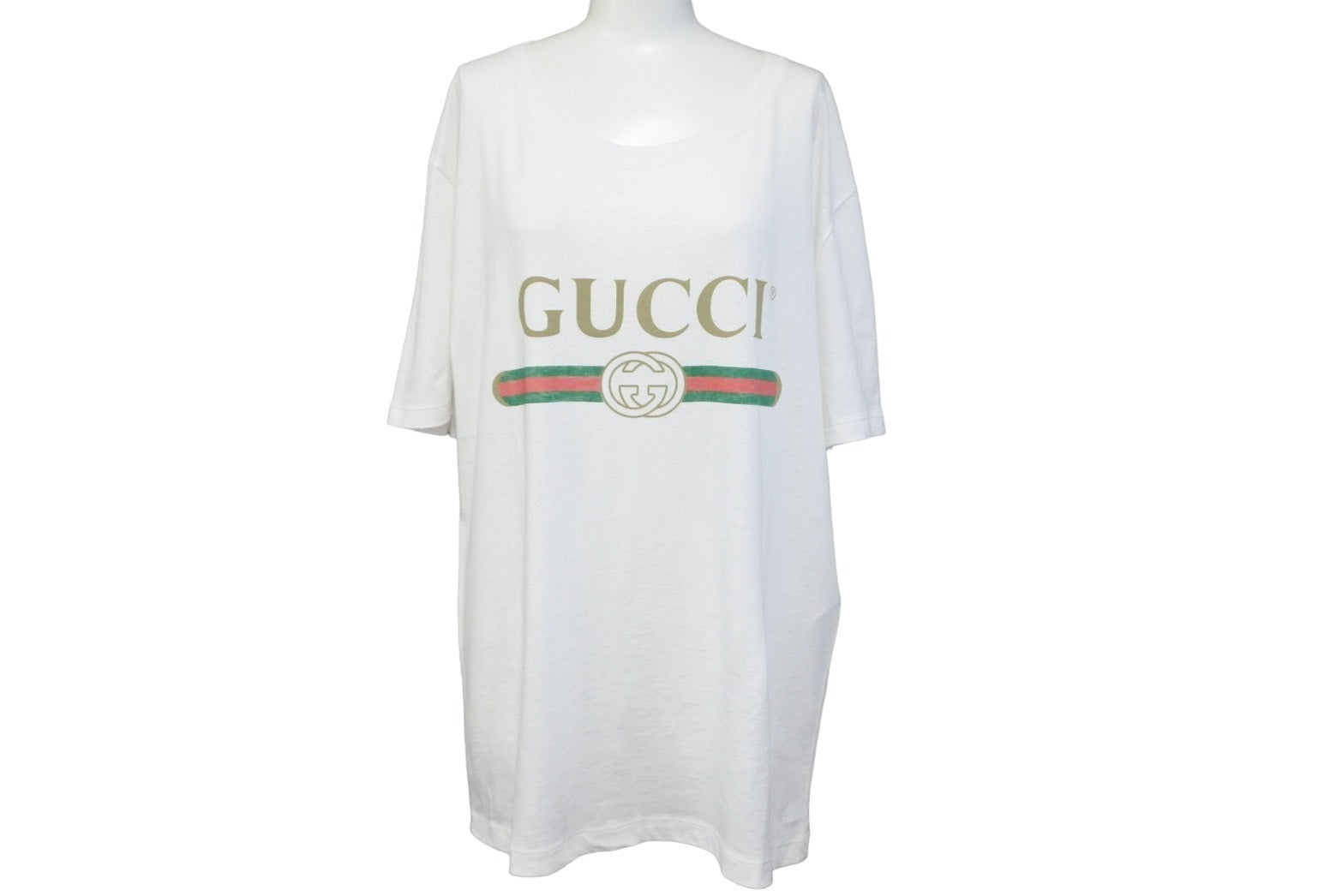 GUCCI グッチ 半袖Ｔシャツ ロゴ ウォッシュドオーバーサイズ T