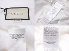 画像をギャラリービューアに読み込む, GUCCI グッチ 半袖Ｔシャツ ロゴ ウォッシュドオーバーサイズ Tシャツ ホワイト コットン M 440103 X3F05 美品 中古 54205