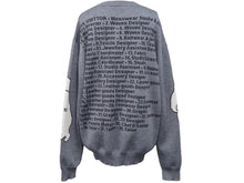 Load image into Gallery viewer, LOUIS VUITTON ルイヴィトン ヴァージルアブロー スタジオジャカードクルーネック ニット HIN14WTBL グレー サイズL 良品 中古 54209
