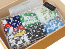 画像をギャラリービューアに読み込む, LOUIS VUITTON ルイヴィトン 靴下 雑貨 ショセット・セットアーカイブ ソックス MP3136 ゴールド 美品 中古 54221