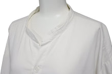 画像をギャラリービューアに読み込む, Greg Lauren グレッグローレン ボーダー ジャケット 再構築 コットン ホワイト ネイビー サイズL 美品 中古 54249