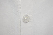 画像をギャラリービューアに読み込む, Greg Lauren グレッグローレン ボーダー ジャケット 再構築 コットン ホワイト ネイビー サイズL 美品 中古 54249