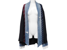 画像をギャラリービューアに読み込む, GREG LAUREN グレッグローレン 再構築 ペンシルストライプ ジャケット マルチカラー パッチ 916983 サイズ3 中古 54251