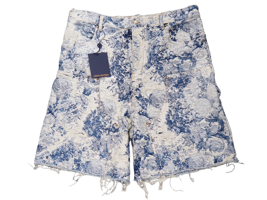 新品同様 LOUIS VUITTON ルイヴィトン カーペンターデニムショート