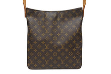 Load image into Gallery viewer, 極美品 LOUIS VUITTON ルイヴィトン ルーピングGM ハンドバッグ モノグラム M51145 ブラウン ゴールド金具 中古 4b005427