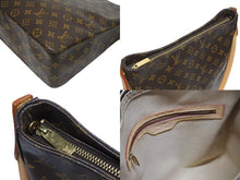 Load image into Gallery viewer, 極美品 LOUIS VUITTON ルイヴィトン ルーピングGM ハンドバッグ モノグラム M51145 ブラウン ゴールド金具 中古 4b005427