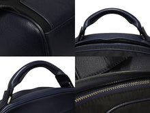 Load image into Gallery viewer, Dior ディオール リュックサック バックパック 03-BO-O175 レザー ナイロン ネイビー ブラック シルバー金具 美品 中古 54319