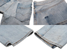 Load image into Gallery viewer, VETEMENTS ヴェトモン 17AW LEVI'S リーバイス WF17PA4 再構築 ストレートデニムパンツ インディゴ サイズM コットン 美品 中古 54378
