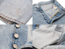 Load image into Gallery viewer, VETEMENTS ヴェトモン 17AW LEVI'S リーバイス WF17PA4 再構築 ストレートデニムパンツ インディゴ サイズM コットン 美品 中古 54378