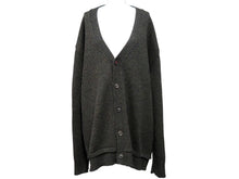 画像をギャラリービューアに読み込む, 極美品 Maison Margiela メゾンマルジェラ カーディガン カーキ パッチ フォーステッチ 22AW SI1GP0003 S18064 サイズL 中古 54380
