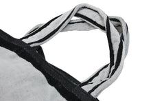 画像をギャラリービューアに読み込む, FENDI フェンディ 2WAY BEACH TOWEL BAG FXH016 ビーチタオル バッグ FXH016 ブラック ホワイト コットン 美品 中古 54383