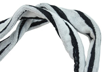 画像をギャラリービューアに読み込む, FENDI フェンディ 2WAY BEACH TOWEL BAG FXH016 ビーチタオル バッグ FXH016 ブラック ホワイト コットン 美品 中古 54383