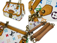 画像をギャラリービューアに読み込む, LOUIS VUITTON ルイヴィトン ハンドバッグ M92590 グレイシーMM ホワイト モノグラム マルチカラー ゴールド金具 良品 中古 54445