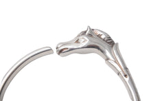 Load image into Gallery viewer, HERMES エルメス アクセサリー ブレスレット バングル シュバルホース シルバー925 美品 中古 54450